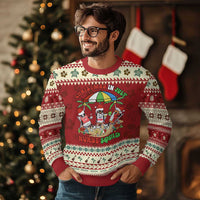 Funny Tropical Xmas Nurse Squad Ugly Christmas Sweater - Wonder Print Shop