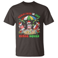 Funny Christmas In July Nurse Squad T Shirt - Wonder Print Shop