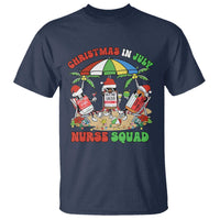 Funny Christmas In July Nurse Squad T Shirt - Wonder Print Shop