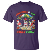 Funny Christmas In July Nurse Squad T Shirt - Wonder Print Shop
