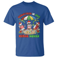 Funny Christmas In July Nurse Squad T Shirt - Wonder Print Shop