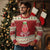 Funny Tropical Xmas Ugly Christmas Sweater Watermelon Summer Snowman - Wonder Print Shop