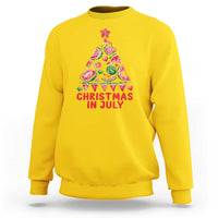 Christmas In July Sweatshirt Watermelon Summer Christmas Tree - Wonder Print Shop