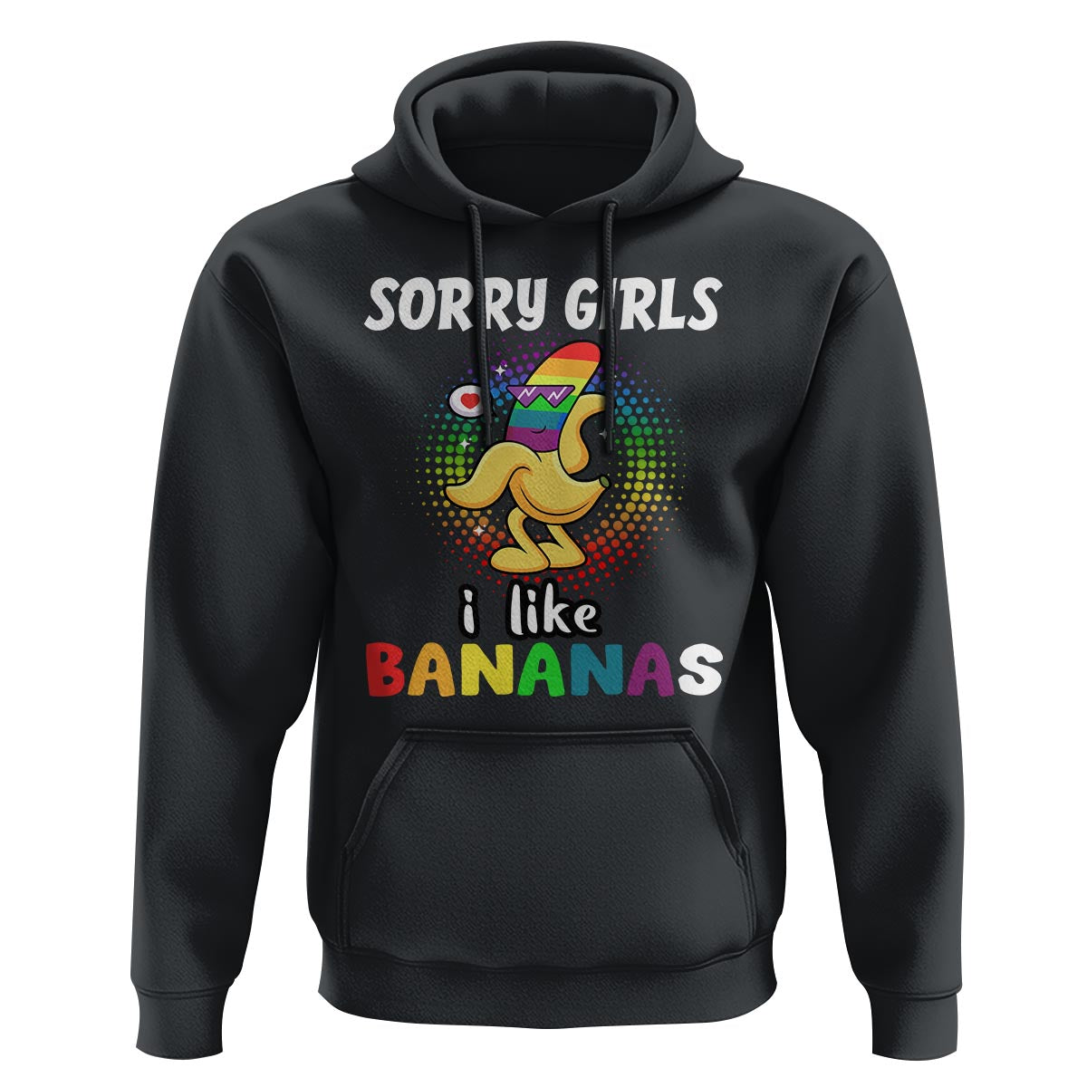 Funny LGBT Pride Hoodie Sorry Girl I Like Bananas Gay Couple - Wonder Print Shop