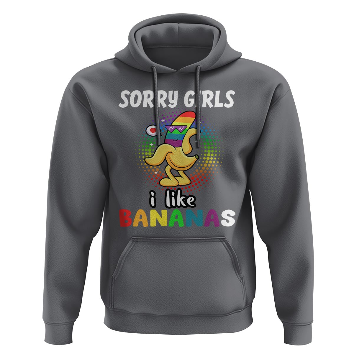 Funny LGBT Pride Hoodie Sorry Girl I Like Bananas Gay Couple - Wonder Print Shop