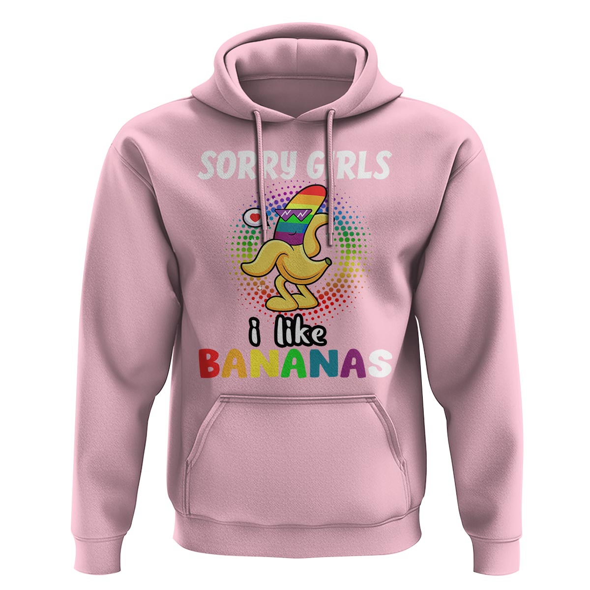 Funny LGBT Pride Hoodie Sorry Girl I Like Bananas Gay Couple - Wonder Print Shop