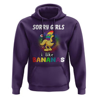 Funny LGBT Pride Hoodie Sorry Girl I Like Bananas Gay Couple - Wonder Print Shop