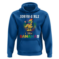 Funny LGBT Pride Hoodie Sorry Girl I Like Bananas Gay Couple - Wonder Print Shop