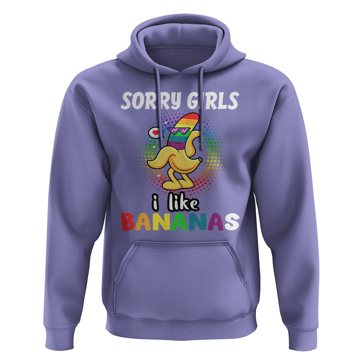 Funny LGBT Pride Hoodie Sorry Girl I Like Bananas Gay Couple - Wonder Print Shop