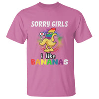 Funny LGBT Pride T Shirt Sorry Girl I Like Bananas Gay Couple - Wonder Print Shop