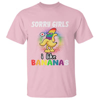 Funny LGBT Pride T Shirt Sorry Girl I Like Bananas Gay Couple - Wonder Print Shop