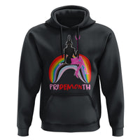Funny LGBT Pride Hoodie Pride Demon Month Rainbow Slay Gay Evil - Wonder Print Shop