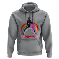 Funny LGBT Pride Hoodie Pride Demon Month Rainbow Slay Gay Evil - Wonder Print Shop