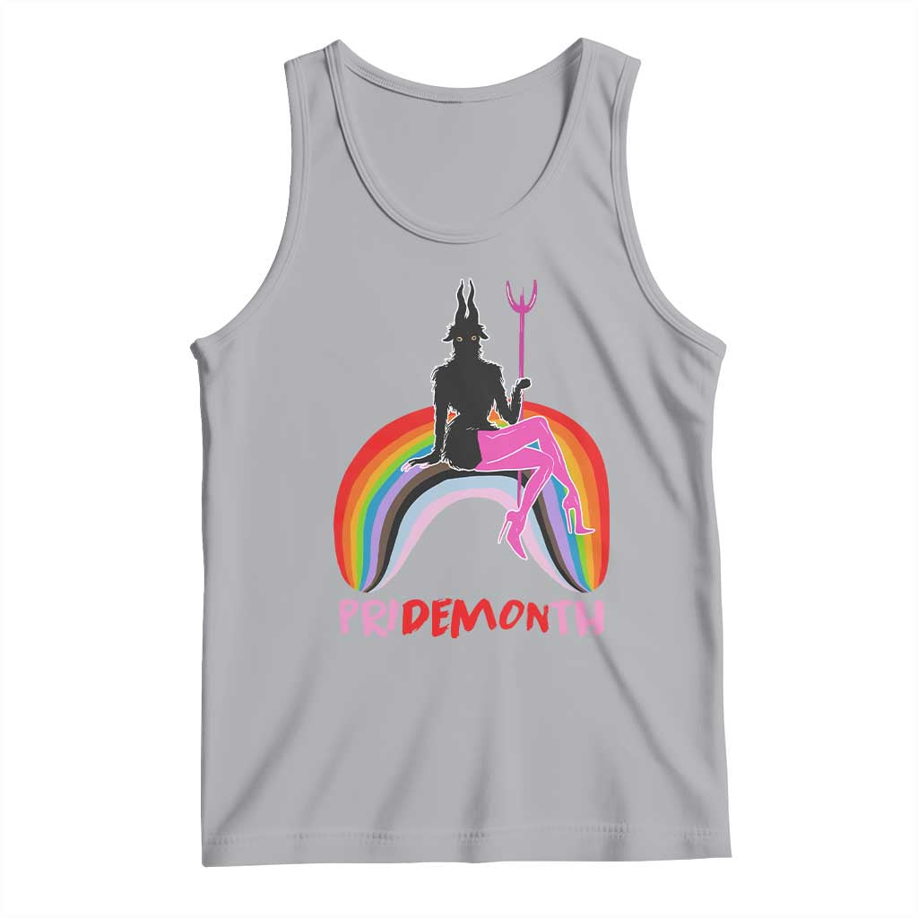 Funny LGBT Pride Tank Top Pride Demon Month Rainbow Slay Gay Evil