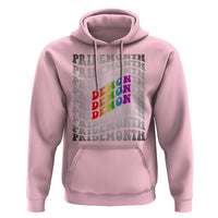 Funny LGBT Pride Hoodie Pride Demon Month Rainbow - Wonder Print Shop