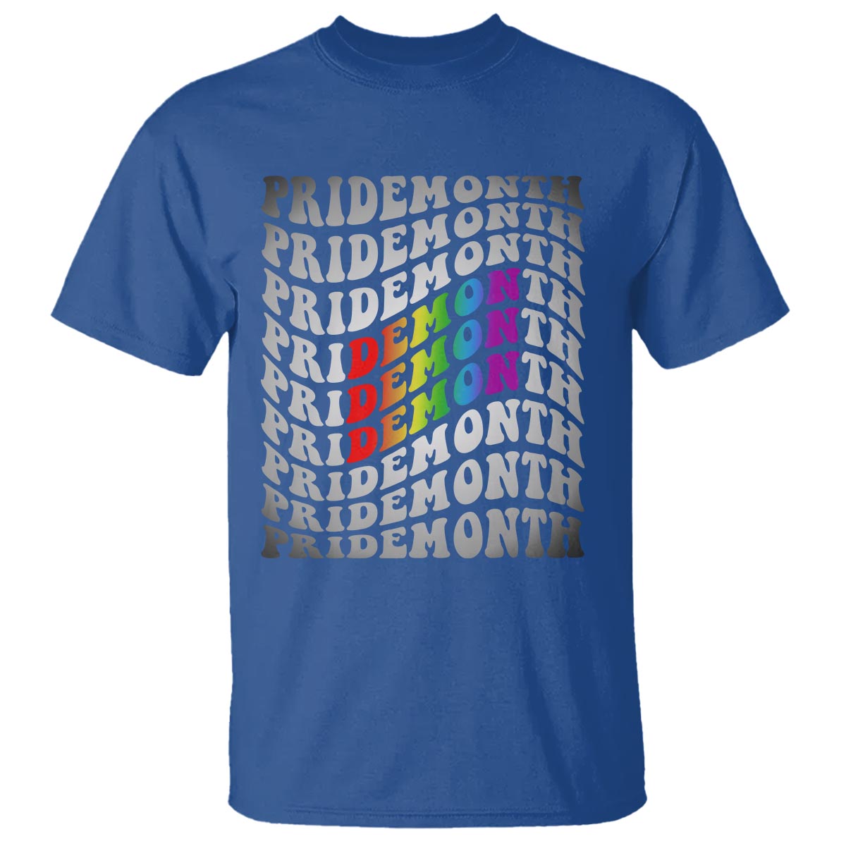 Funny LGBT Pride T Shirt Pride Demon Month Rainbow - Wonder Print Shop