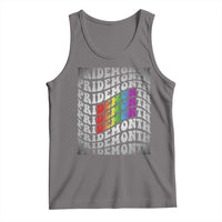 Funny LGBT Pride Tank Top Pride Demon Month Rainbow