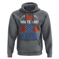 Funny Marijuana 4th Of July Hoodie Red White and Baked Patriotic Weed - Wonder Print Shop