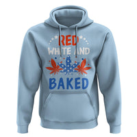 Funny Marijuana 4th Of July Hoodie Red White and Baked Patriotic Weed - Wonder Print Shop