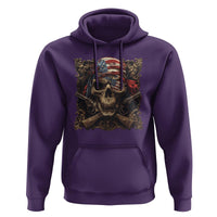 Funny Pirate 4th Of July Hoodie Patriotic America Flag Skull - Wonder Print Shop