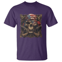 Funny Pirate 4th Of July T Shirt Patriotic America Flag Skull - Wonder Print Shop