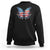 4th Of July Sweatshirt Butterfly Patriotic Peace Signs - Wonder Print Shop