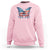 4th Of July Sweatshirt Butterfly Patriotic Peace Signs - Wonder Print Shop