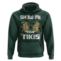 Funny Hawaii Hoodie Show me Your Tikis Mask Aloha Hawaiian - Wonder Print Shop