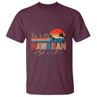 Retro Hawaii This Is My Hawaiian T Shirt - Wonder Print Shop