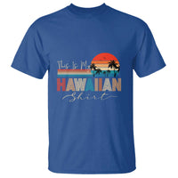 Retro Hawaii This Is My Hawaiian T Shirt - Wonder Print Shop