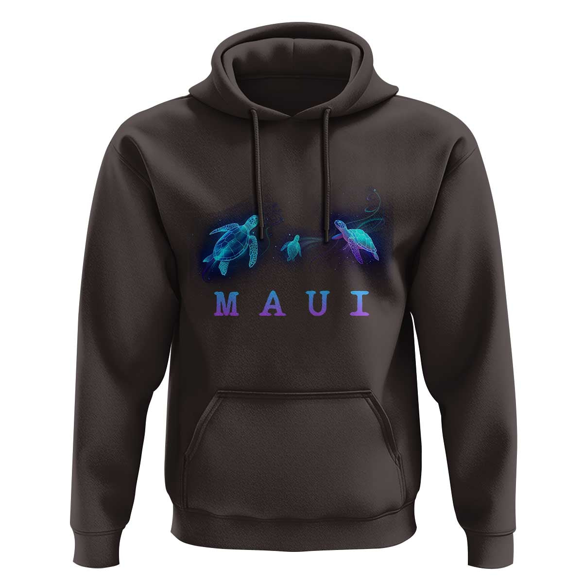 Maui Hawaii Sea Turtles Hawaiian Ocean Hoodie - Wonder Print Shop