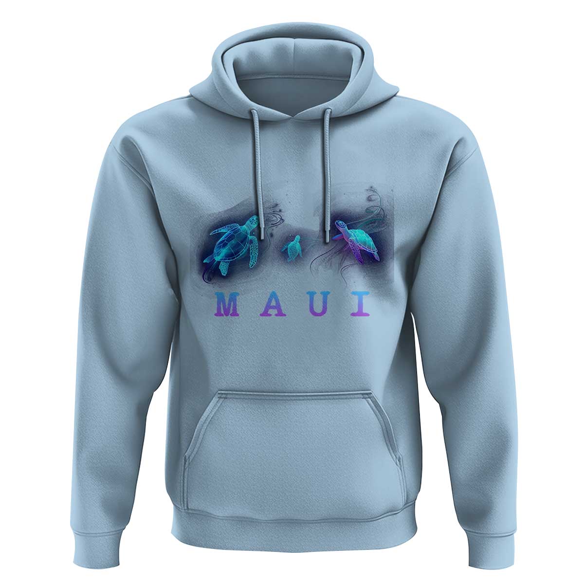 Maui Hawaii Sea Turtles Hawaiian Ocean Hoodie - Wonder Print Shop