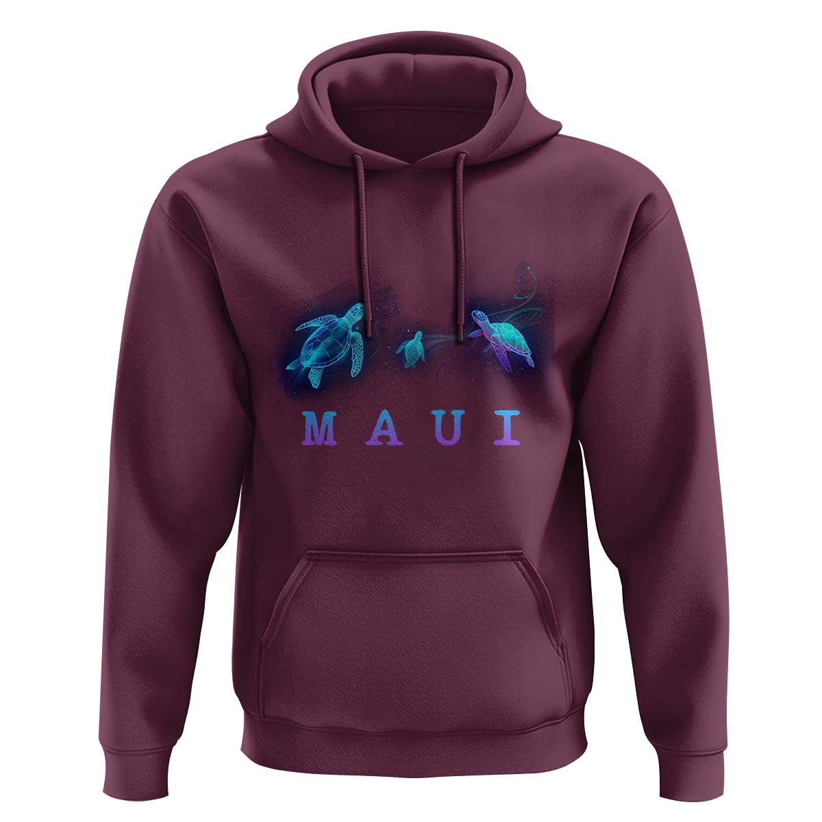 Maui Hawaii Sea Turtles Hawaiian Ocean Hoodie - Wonder Print Shop