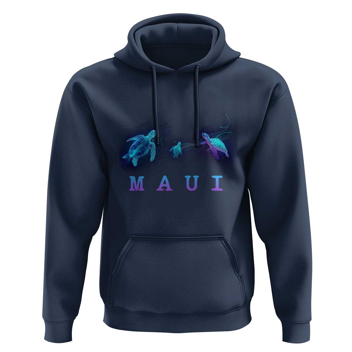 Maui Hawaii Sea Turtles Hawaiian Ocean Hoodie - Wonder Print Shop