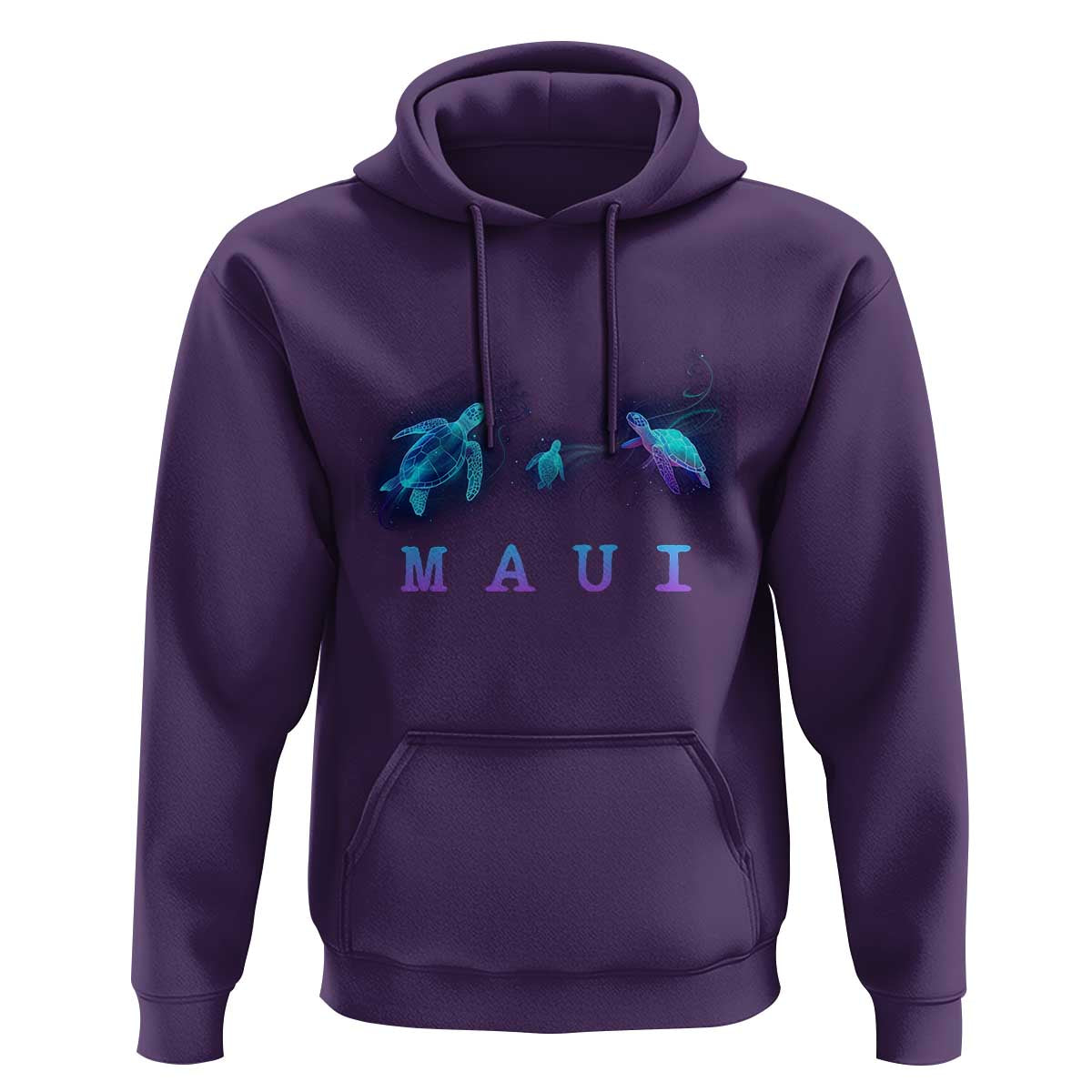Maui Hawaii Sea Turtles Hawaiian Ocean Hoodie - Wonder Print Shop