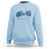 Maui Hawaii Sea Turtles Hawaiian Ocean Sweatshirt - Wonder Print Shop