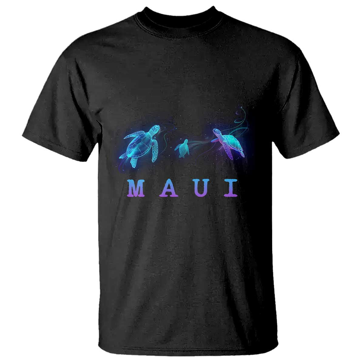 Maui Hawaii Sea Turtles Hawaiian Ocean T Shirt - Wonder Print Shop