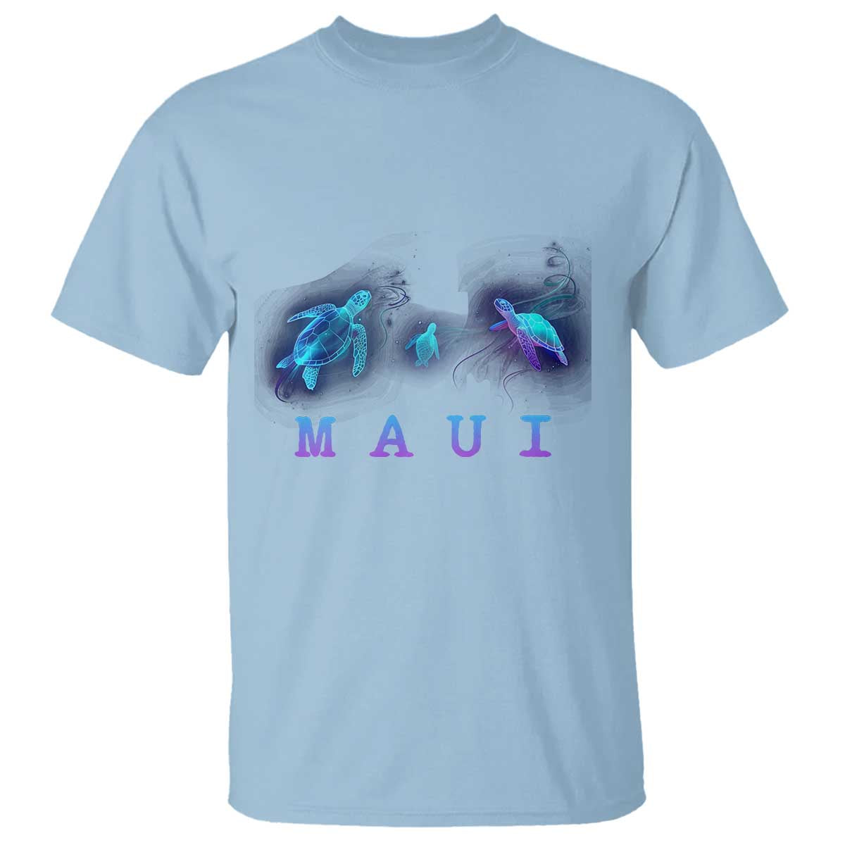 Maui Hawaii Sea Turtles Hawaiian Ocean T Shirt - Wonder Print Shop