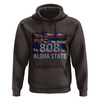 Hawaiian Hoodie 808 Aloha State Hawaii Flag - Wonder Print Shop