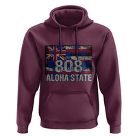 Hawaiian Hoodie 808 Aloha State Hawaii Flag - Wonder Print Shop