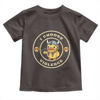 Funny Viking Duck Meme I Choose Violence Toddler T Shirt