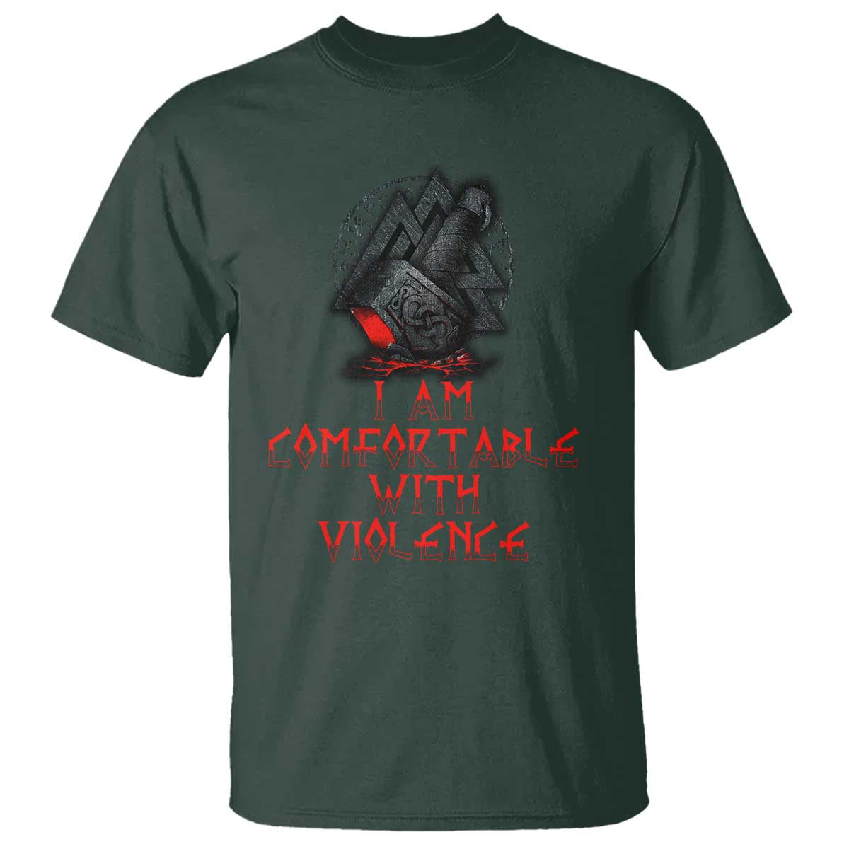 Viking T Shirt I Am Comfortable With Violence