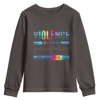 Violence Is A Sign Of Weakness Youth Sweatshirt