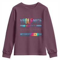 Violence Is A Sign Of Weakness Youth Sweatshirt