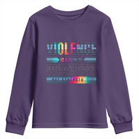 Violence Is A Sign Of Weakness Youth Sweatshirt