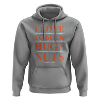 Funny Fantasy Football Loser Hoodie I Love To Suck - Wonder Print Shop