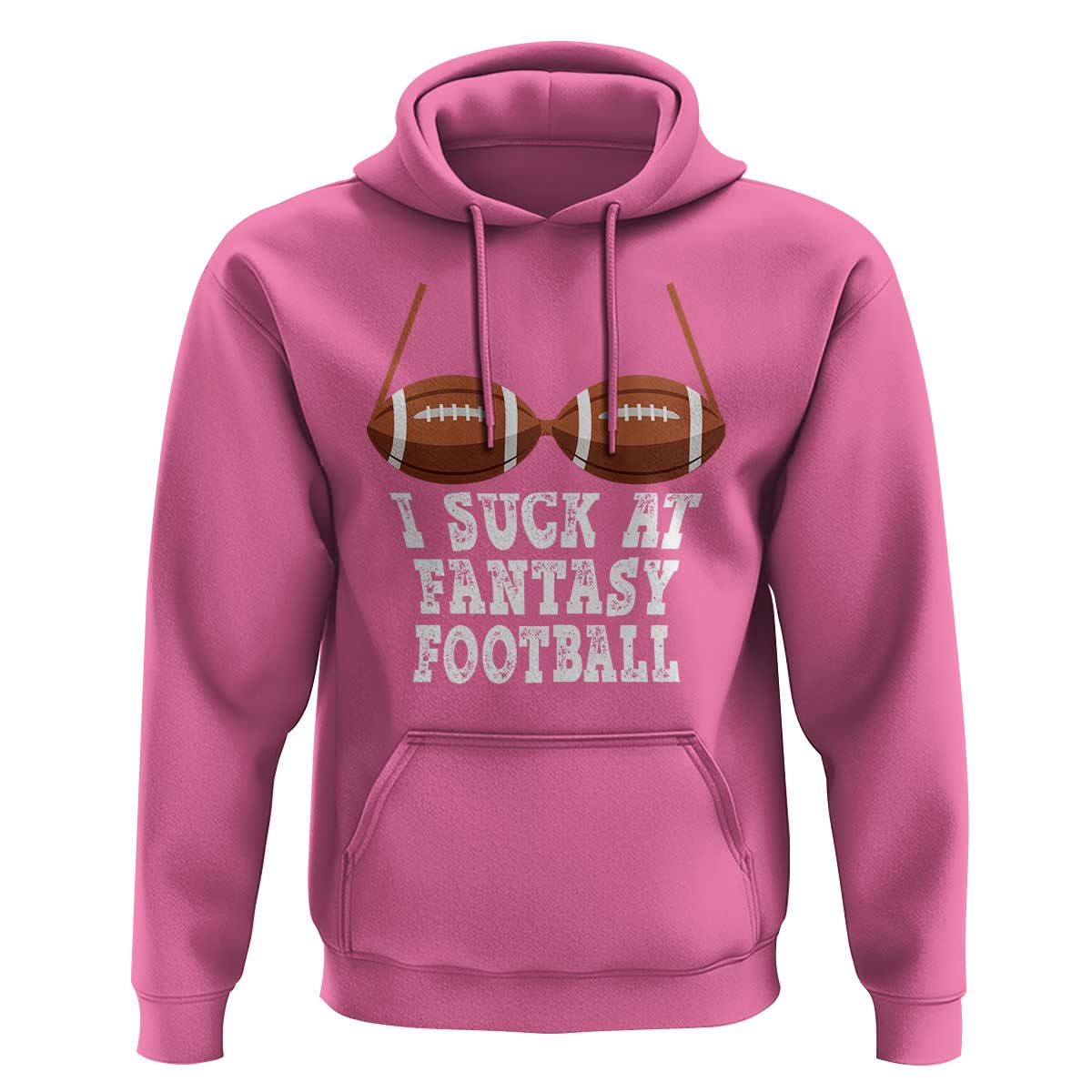 Funny I Suck At Fantasy Football Loser Bikini Hoodie - Wonder Print Shop