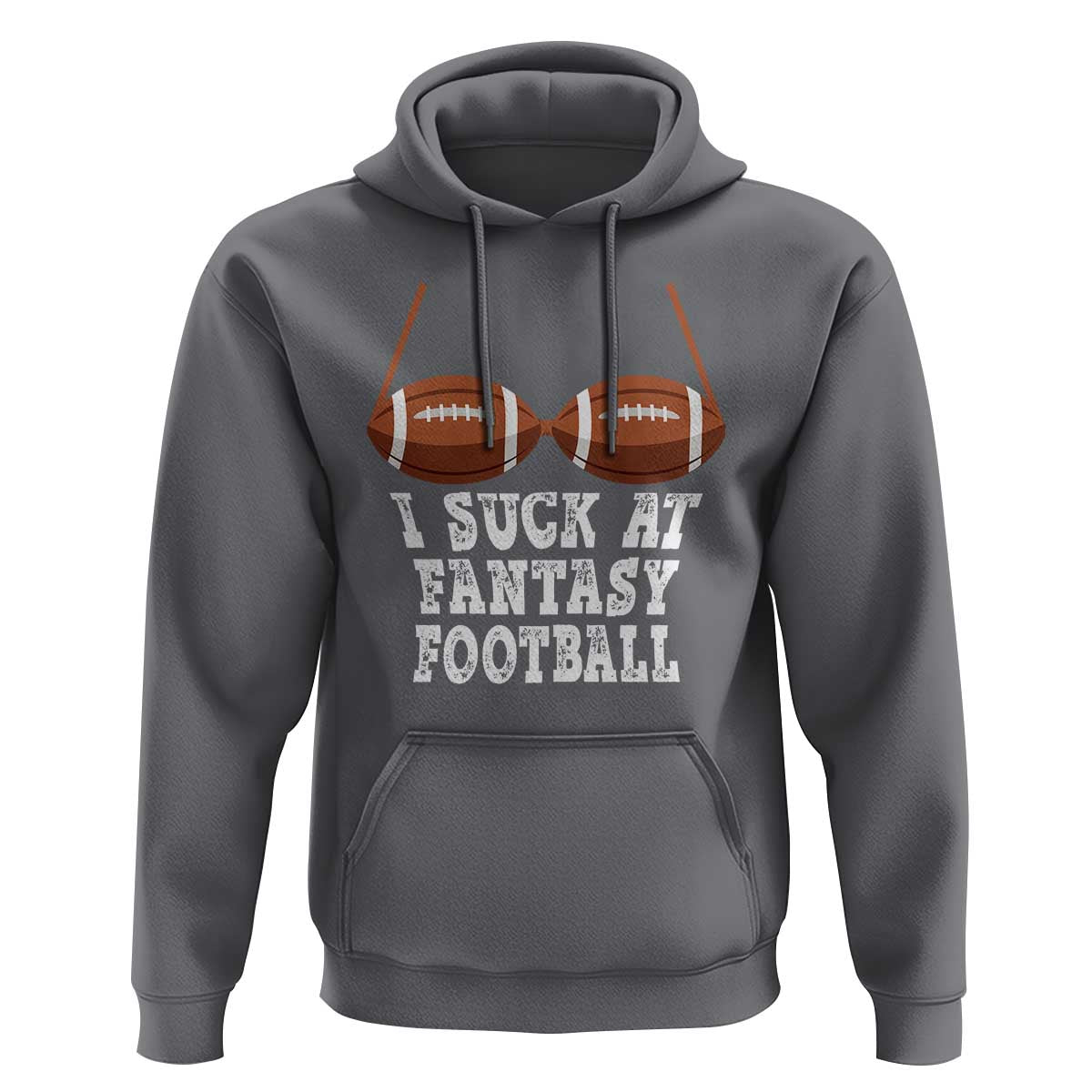 Funny I Suck At Fantasy Football Loser Bikini Hoodie - Wonder Print Shop