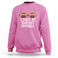 Funny I Suck At Fantasy Football Loser Bikini Sweatshirt - Wonder Print Shop