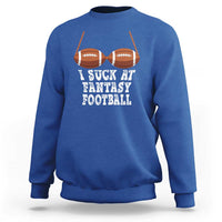 Funny I Suck At Fantasy Football Loser Bikini Sweatshirt - Wonder Print Shop
